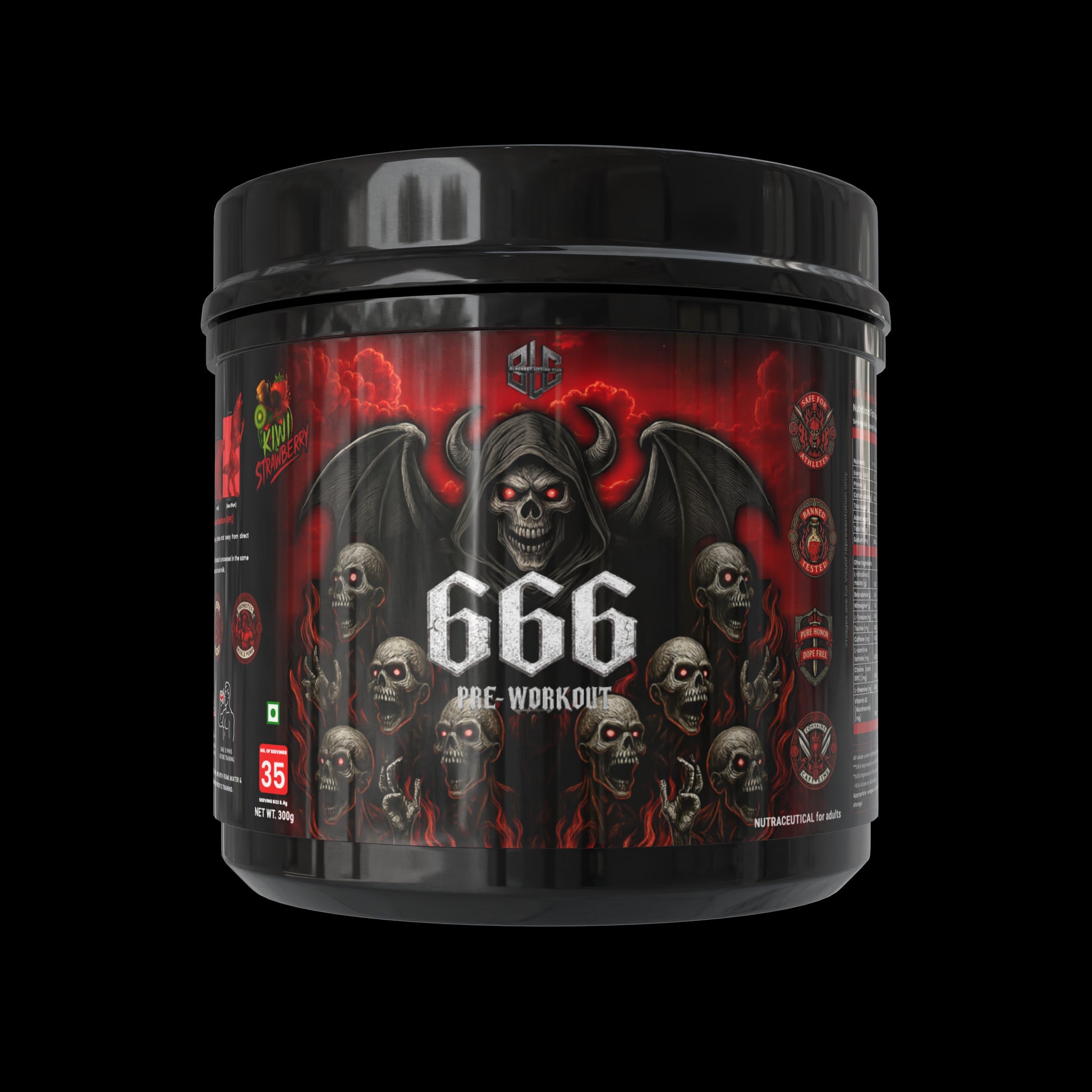 666 Pre-Workout – Kiwi Strawberry